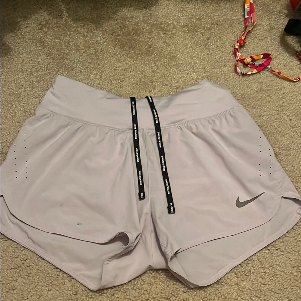 Nike Gray Athletic Shorts Lightweight Moisture-Wicking